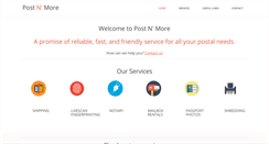 Desktop Screenshot of postnmore.com
